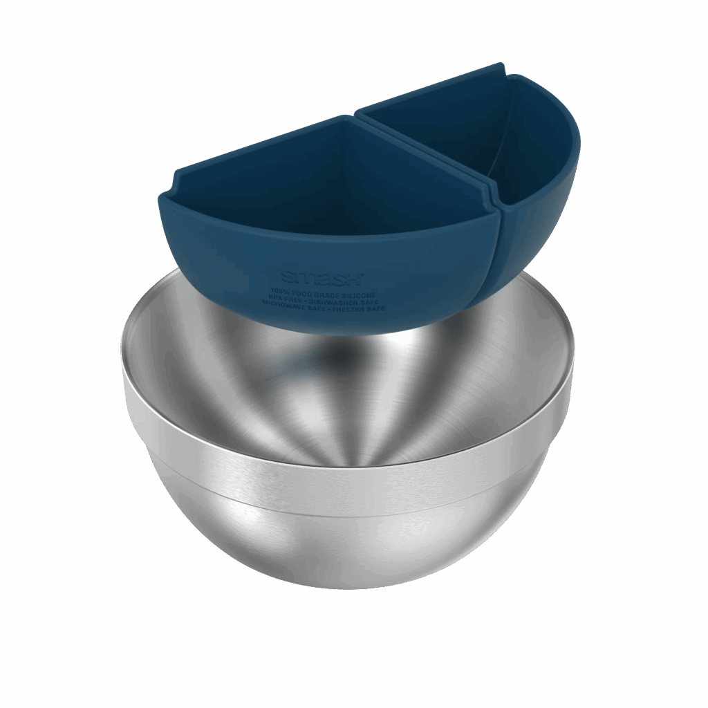 sainless steel double wall bowl 600ml